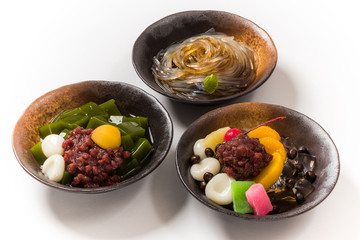 代表的な和スイーツ　traditional Japanese Sweet taste desert