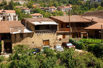 Fototapeta na wymiar Old village