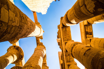 January, 2018 - Luxor, Egypt. The Karnak temple in Luxor Egypt