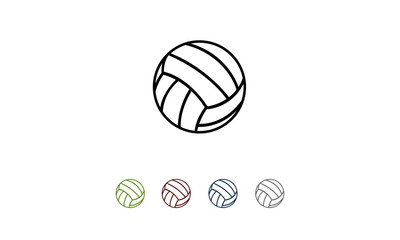 logo design volleyball 