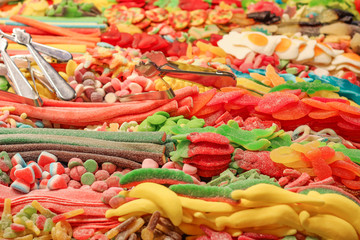 A lot of Chewing Marmalade on the store shelves