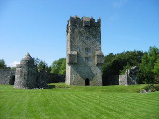 Fototapeta na wymiar Aghnanure castle, castillo, Irlanda