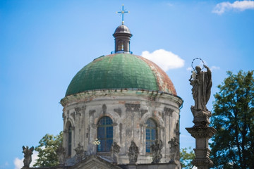 Baroque Roman Catholic church of St. Joseph in Pidhirtsi. Pidhirtsi village is located in Lviv...