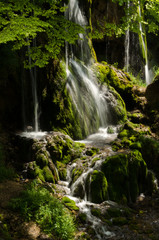 Fototapeta na wymiar Waterfalls in Slovenia