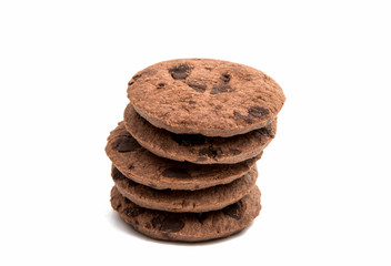 chocolate chip cookies with chocolate