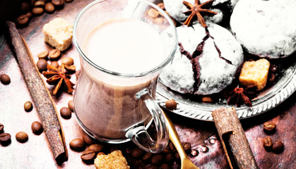 Coffee chocolate cookies