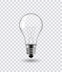 Light bulb vector.