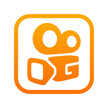 Kwai social network icon. Vector illustration