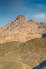 Fototapeta premium Aerial view over the small town of Ladysmith in the Western Cape of South Africa