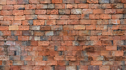 brick wall background. old brick masonry texture