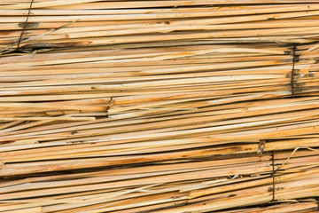 close-up view of wicker texture with copy space