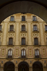 Obraz premium Windows in the Monserat monestery