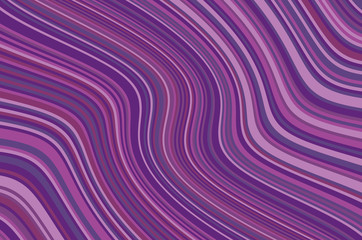 Abstract background with oblique wavy lines. Vector illustration. Different shades of purple, violet color.