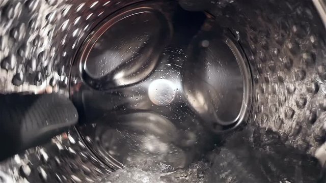 HD - inside the washing machine drum