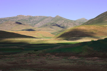 Lesotho mountains