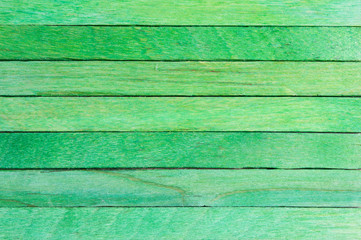 Obraz premium Green wood panel background, Abstract plank for texture.