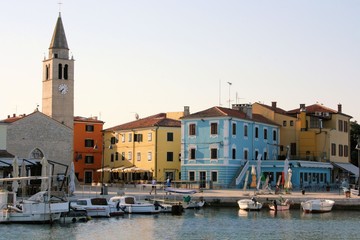 Fototapeta premium lovely small town Fazana, Croatia