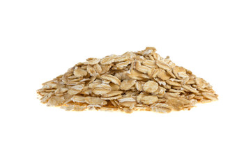 oatmeal isolated on white background