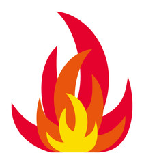 Flame vector icon
