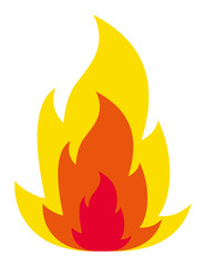 Flame vector icon