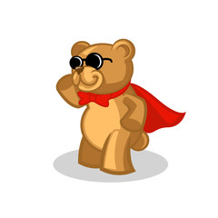 cute teddy bear kid tees artwork