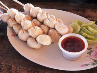 Grill pork ball