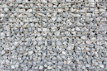 stone wall Blocks with Mesh Wire metal