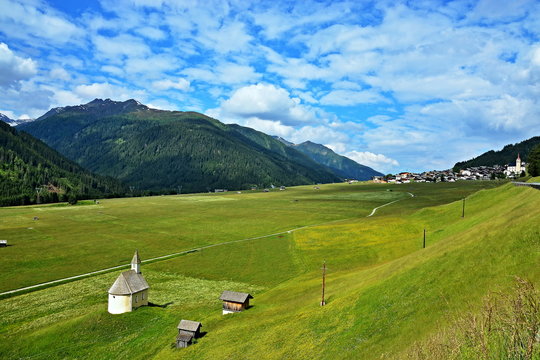 Austrian Alps-view on the Obertilliach