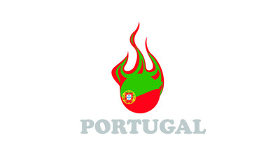 portugal flag and fair ball