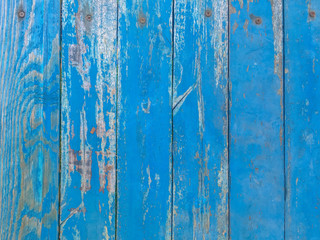Fototapeta na wymiar Blue wooden top view for background