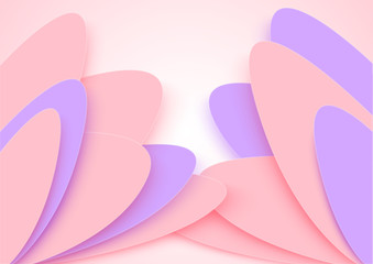 Pink and violet flower petals