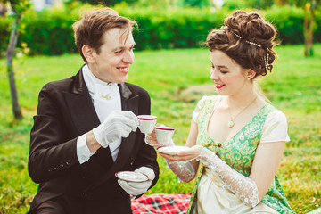 Aristocrats drink tea