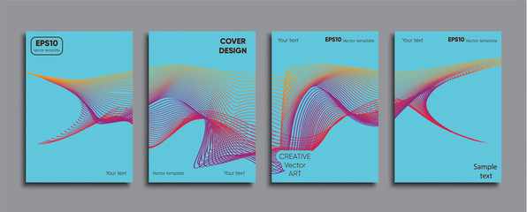 Creative colored cover. Cover design.