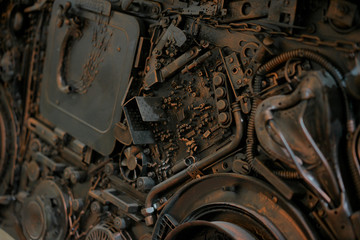 background steampunk iron