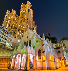 Naklejka premium Cathedral of the Immaculate Conception in Hong Kong