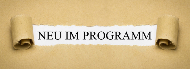 Neu im Programm
