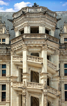 Blois. Ch&acirc;teau, aile Fran&ccedil;ois 1er, Loir et Cher, Centre Val de Loire, France