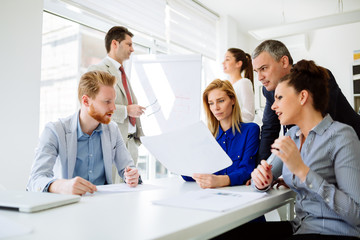 Obraz premium Business people in office