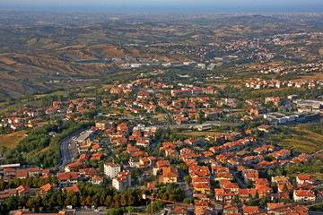 San marino. View from the mountain