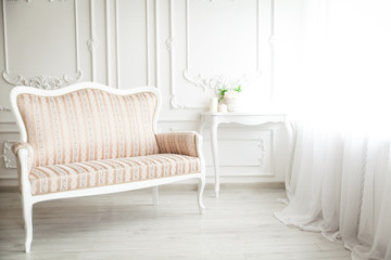 Decor in a spring studio