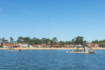 CAP FERRET (Bassin d'Arcachon, France), village ostréicole de Grand Piquey