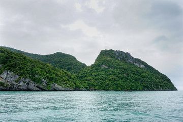 Green islands in Thailand
