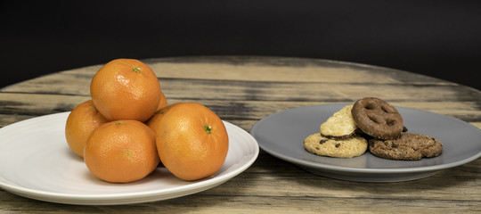 Satsumas or biscuits?