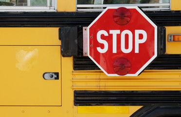 School Bus Stop Sign