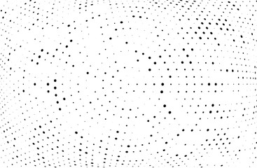 Abstract futuristic halftone pattern. Comic background. Dotted backdrop with circles, dots, small large scale.