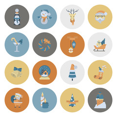 Christmas and Winter Icons Collection