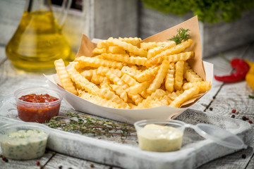 A Serving of fries