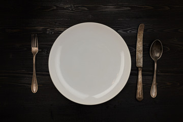 Cutlery. Dinner. Serving. Preparation. For your design.
