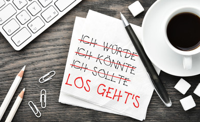 Los geht's