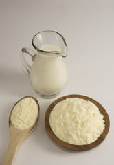 milk powder or dehydrated milk
